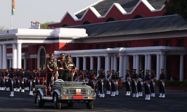 Army Chief General Manoj Pande reviews IMA passing out parade