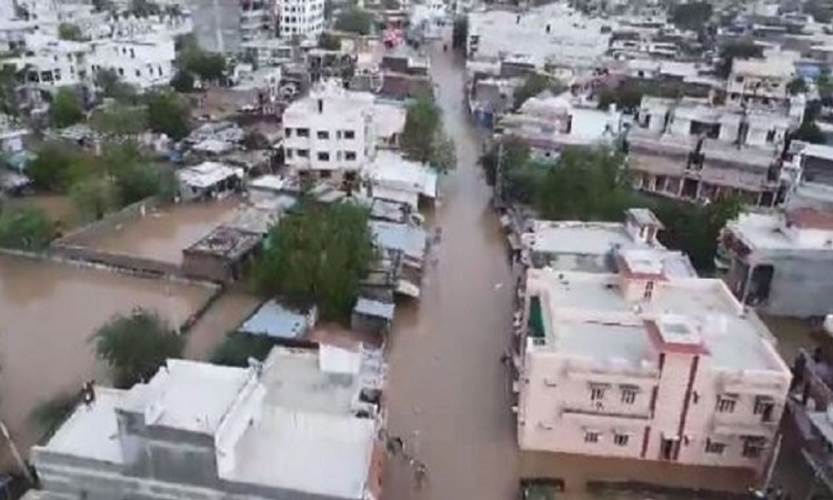 Flood-like situation in 3 districts in Rajasthan due to Cyclone Biparjoy