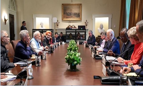 PM Narendra Modi and US President Joe Biden held bilateral discussions in expanded format.