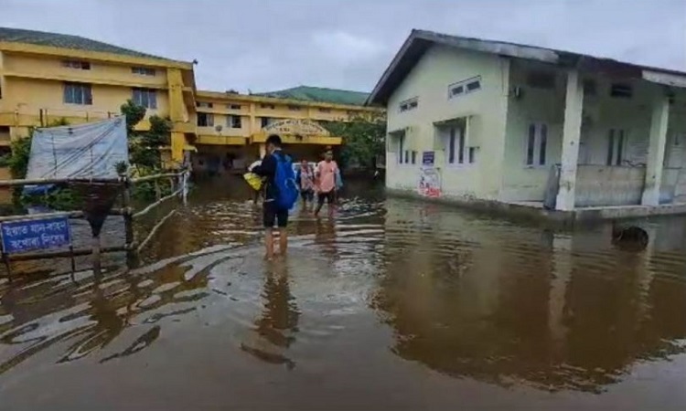 Flood situation in Assam's Dhemaji district continues to be grim