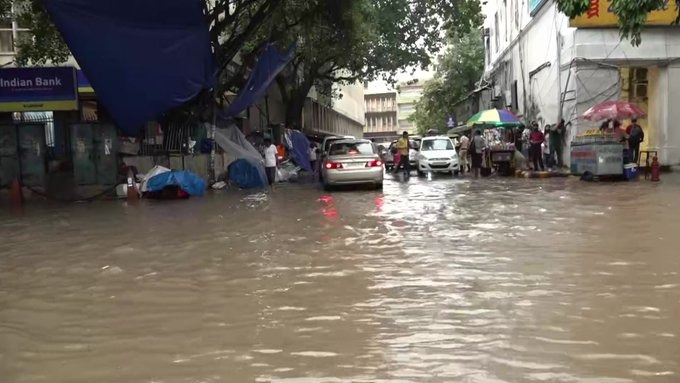Connaught Place gets waterlogged as heavy rains lash Delhi