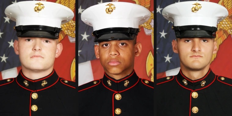 3 US marines found dead in a car