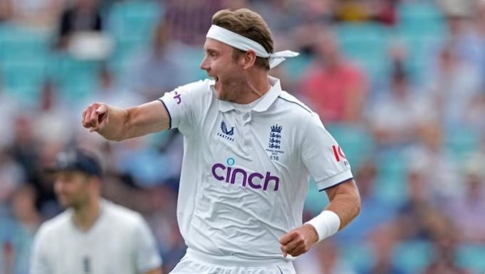 English pacer Stuart Broad