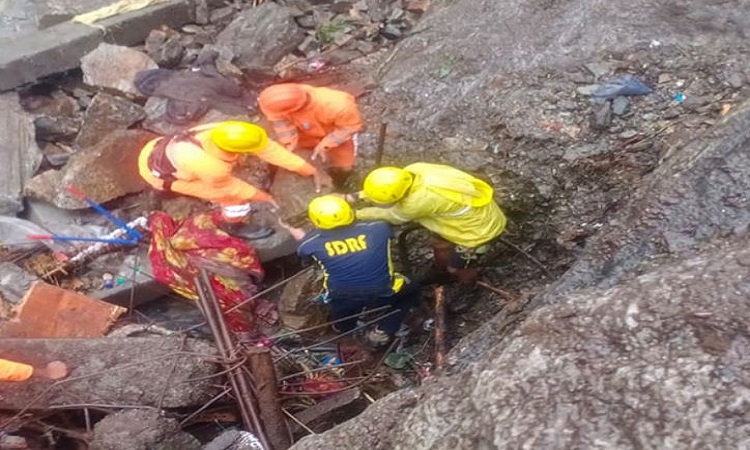 SDRF conducts search operation after landslide in Rudraprayag