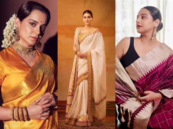 Bollywood Actors in Handloom Sarees