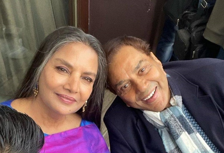 Shabana Azmi and Dharmendra