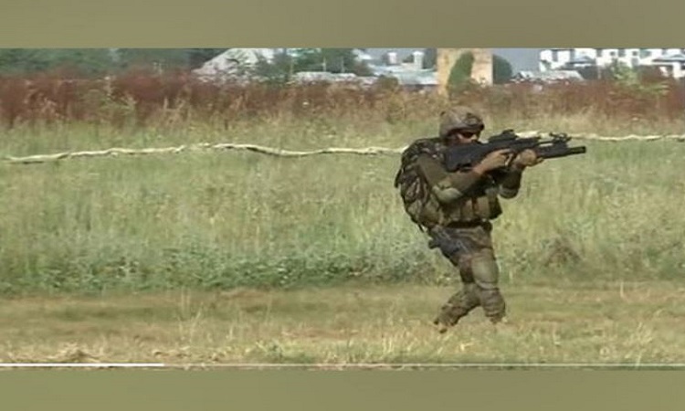 Commando of Garud Special Forces in Kashmir