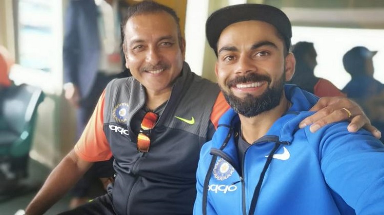 Ravi Shastri and Virat  Kohli