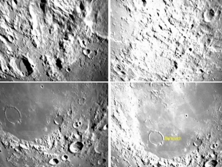 Images of moon captured by Chandrayaan-3 lander