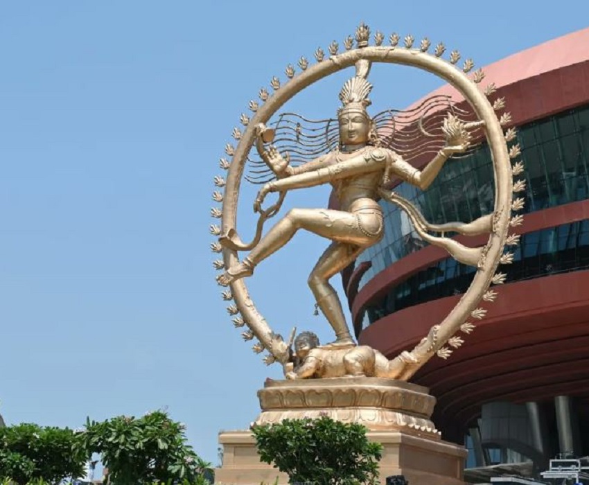 Nataraja statue in front of Bharat Mandapam