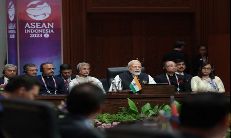 Prime Minister Narendra Modi at the 20th ASEAN-India Summit in Jakarta
