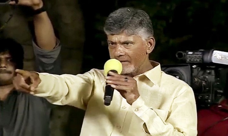 TDP chief N Chandrababu Naidu