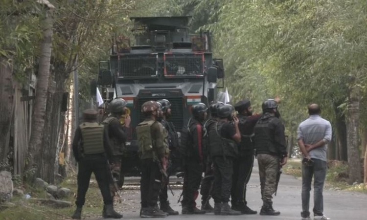 Security forces' operation resumes on second day in Kokernag area of Anantnag