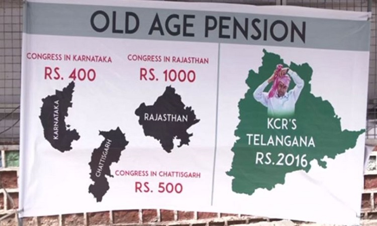 Anti-Congress posters put up in Hyderabad amid CWC meeting