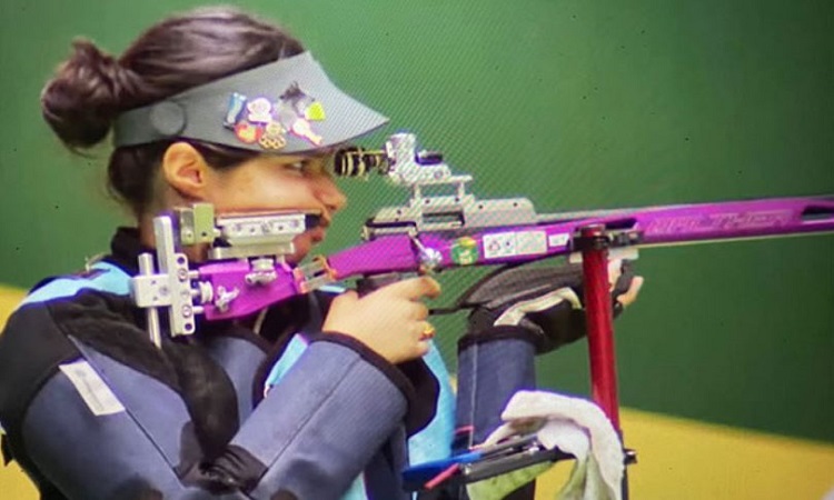 Indian rifle shooter Nischal