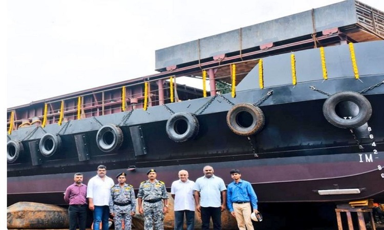 Indian Navy receives 3rd missile-cum-ammunition barge