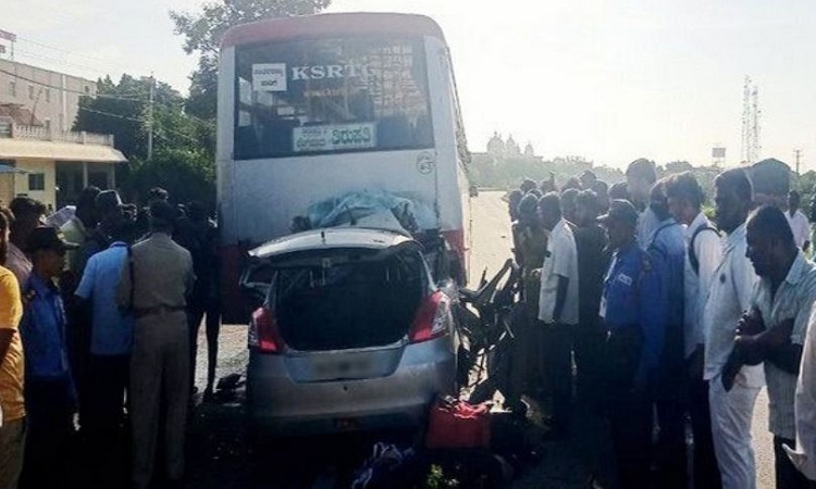 Visuals from the site of the accident