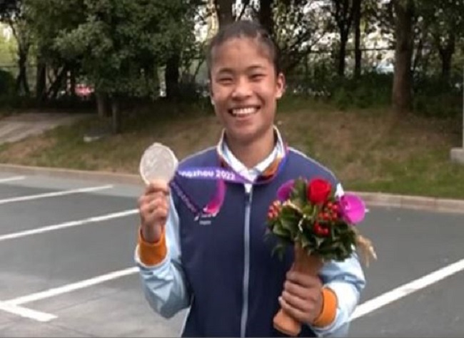 Asian Games silver medallist Roshibina Devi