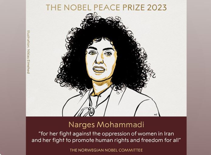 Activist Narges Mohammadi wins 2023 Nobel Peace Prize