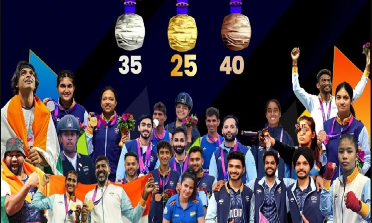 India's medal tally hits 100
