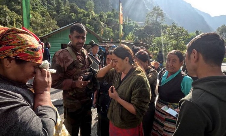 Visuals of rescue operations in North Sikkim