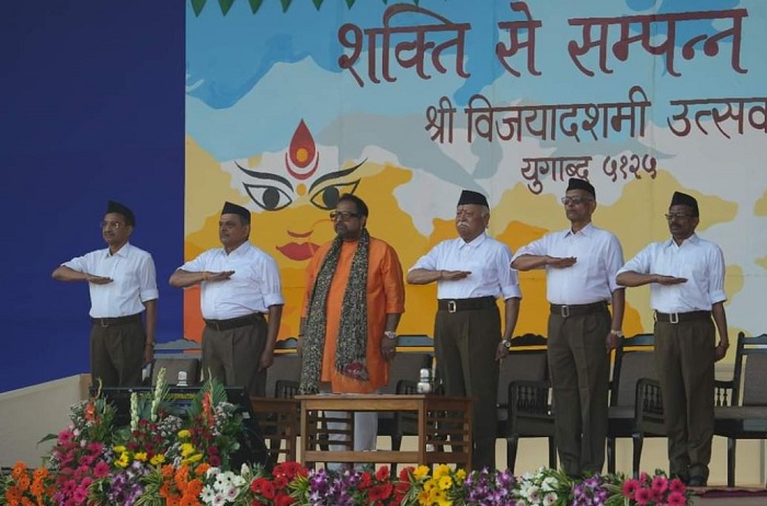 Shankar Mahadevan attends as Chief Guest Vijayadashmi Utsav