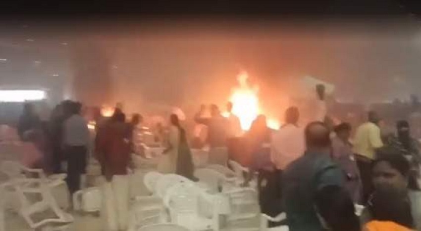 Multiple explosions took place at a prayer meeting