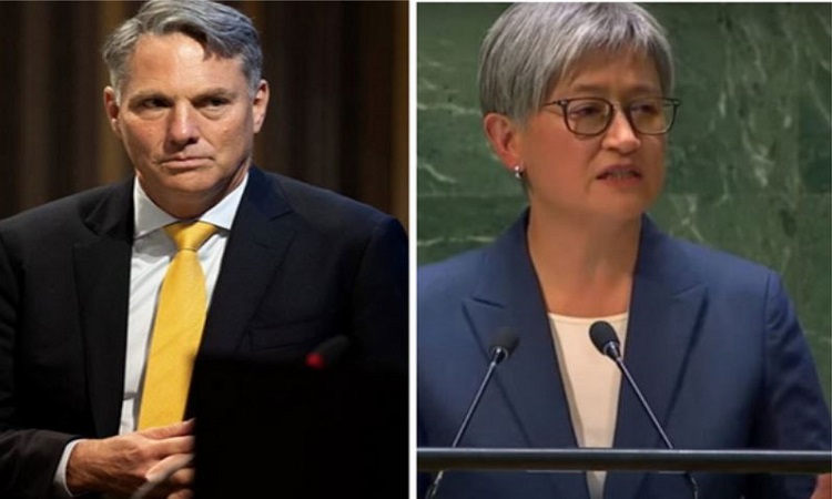 Deputy Prime Minister of Australia Richard Marles and Australian Foreign Minister Penny Wong