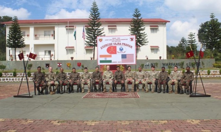 India-US Joint Exercise Vajra Prahar commences in Umroi