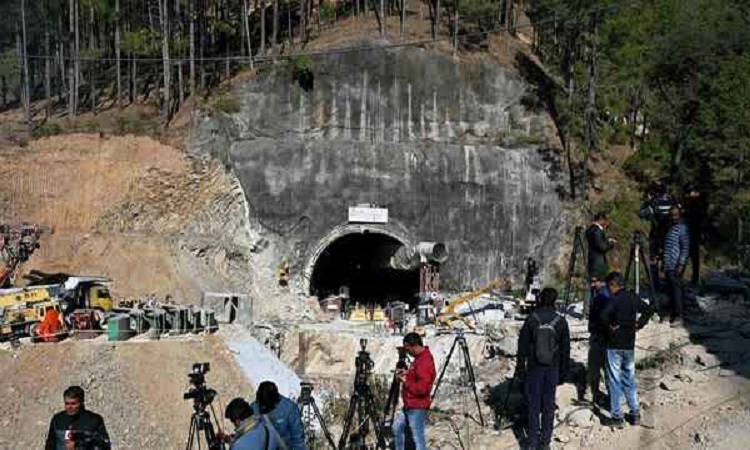 Rescue work underway at the Tunnel