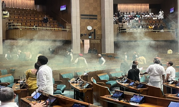 Visual from Lok Sabha