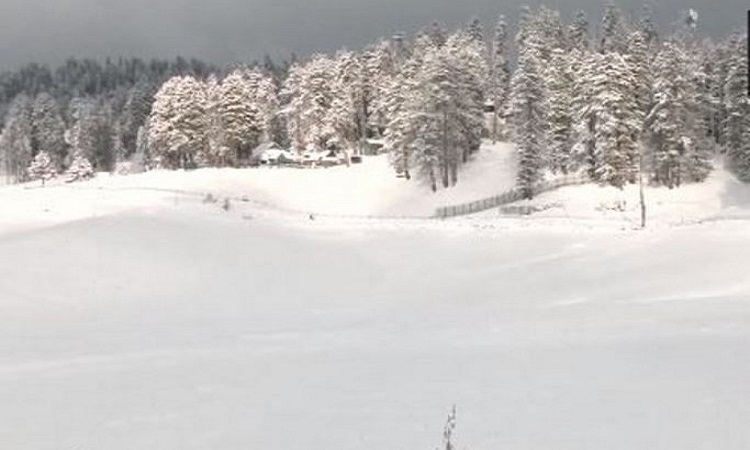 Snow blanket covers Jammu & Kashmir's Gulmarg turning it into a winter wonderland