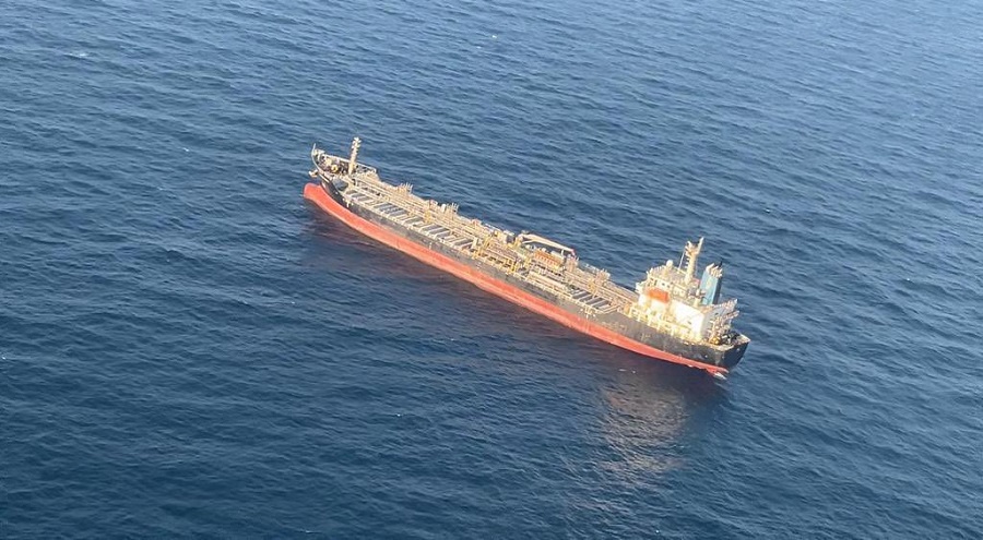 Drone attack on Cargo Ship