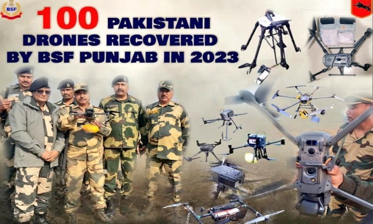 BSF Punjab says it has shot down 100 Pakistani drones till date in 2023
