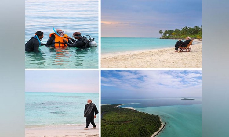 Prime Minister Narendra Modi in Lakshadweep