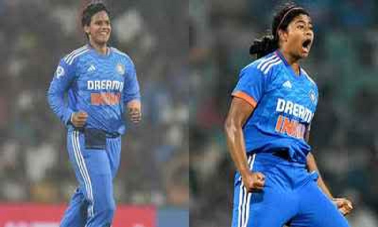 Deepti Sharma, Titas Sadhu make huge leaps in women's T20 rankings