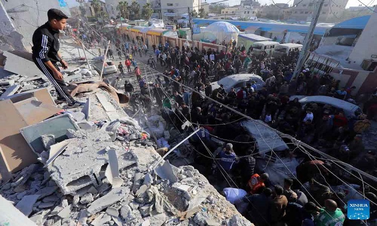 40 killed in Israeli bombing in central Gaza