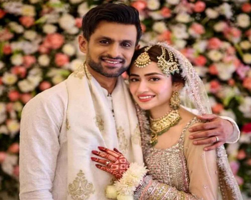 Shoaib Malik ties knot with Pakistan actor Sana Javed