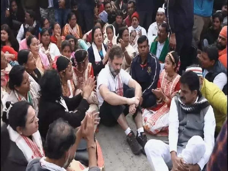 Rahul Gandhi was denied entry to Assam