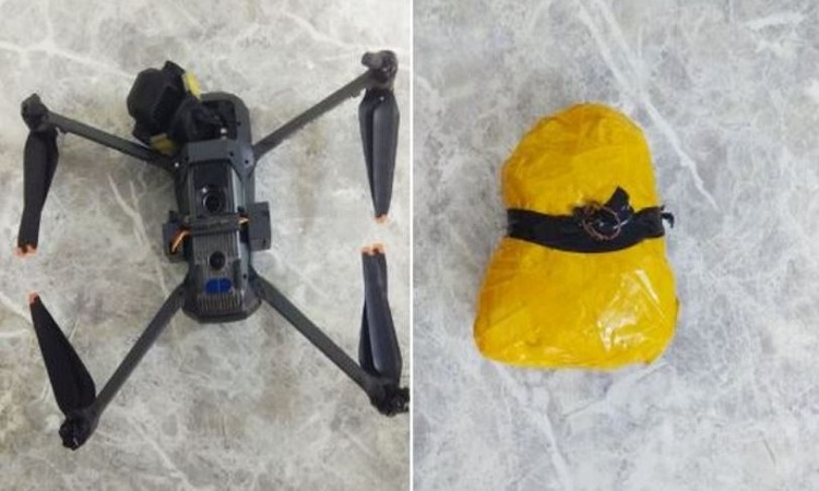 BSF, Punjab Police seize Pakistani drone with heroin from Amritsar