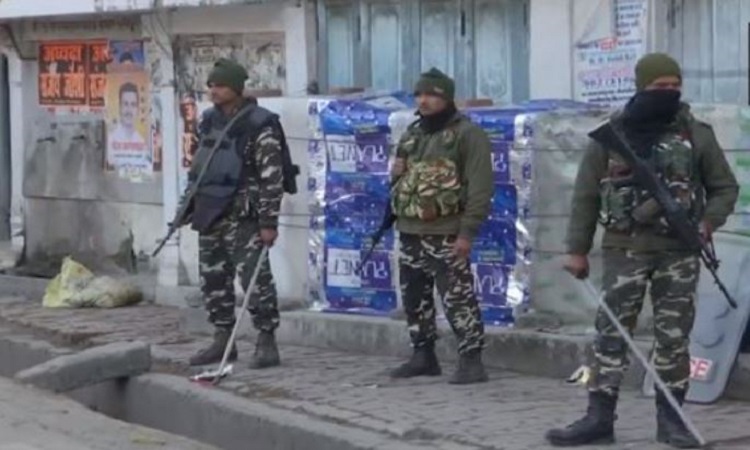 Security officials deployed in parts of the violence-hit area of Haldwani