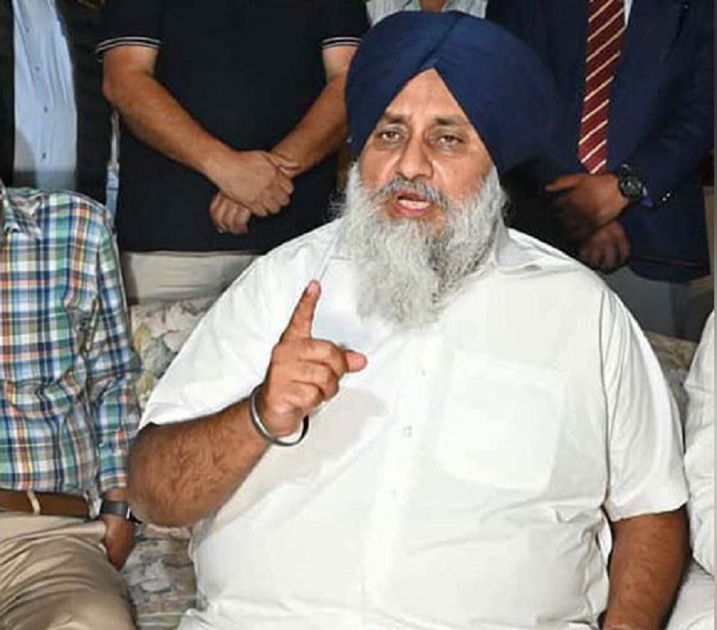 Sukhbir Singh Badal (File Photo)