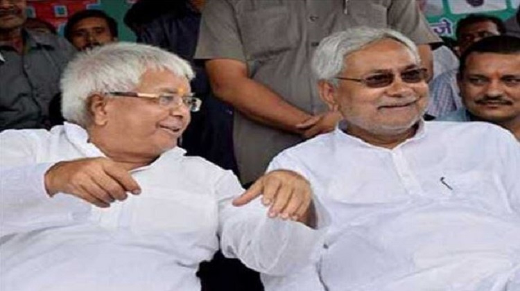 RJD Chief Lalu Yadav and Bihar CM Nitish Kumar (File)