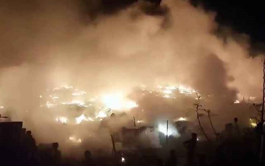 Massive fire at Shahbad Dairy in Rohini guts around 130 jhuggis