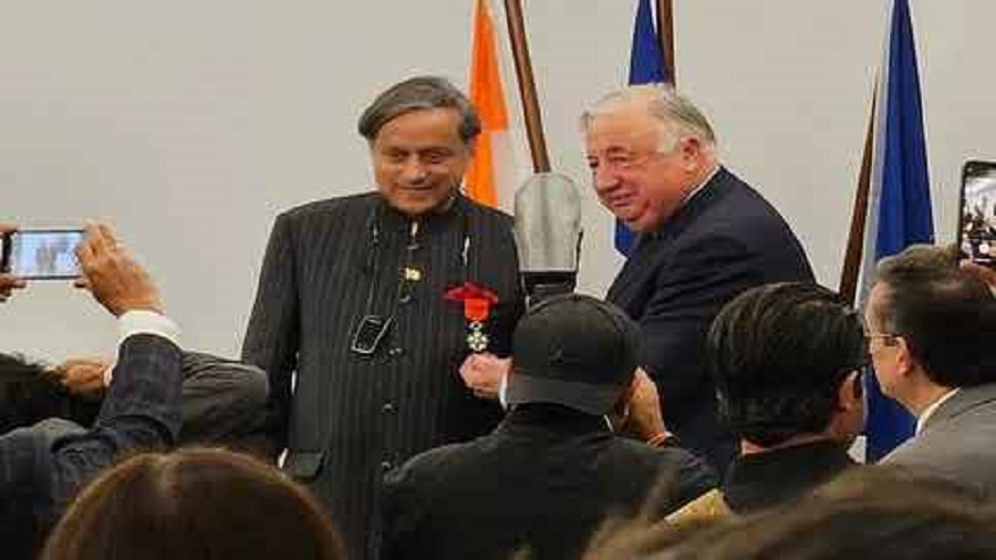 Congress MP Shashi Tharoor with highest civilian honour