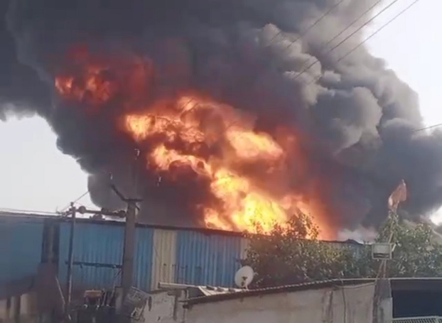 Fire breaks out at chemical factory in Meerut