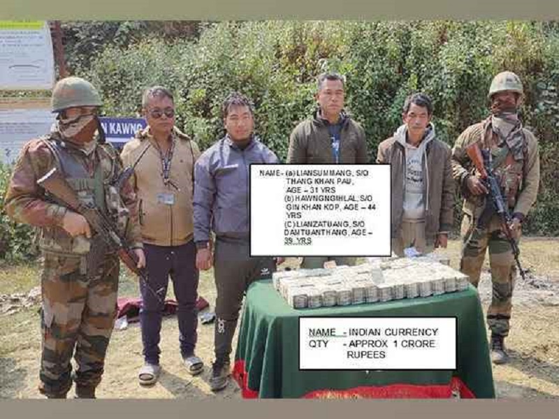 Assam Rifles arrest 3 Myanmar nationals with over Rs1Cr