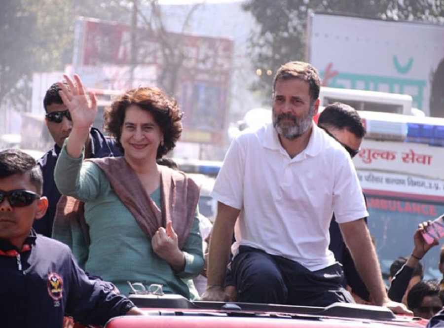 Rahul and Priyanka Gandhi Vadra take out Bharat Jodo Nyay Yatra