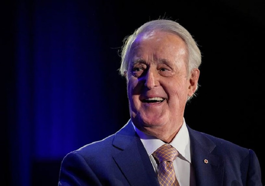 Former Canadian Prime Minister Brian Mulroney