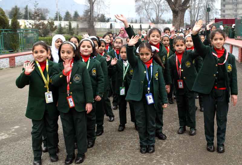 Children full of joy as schools reopen in Kashmir